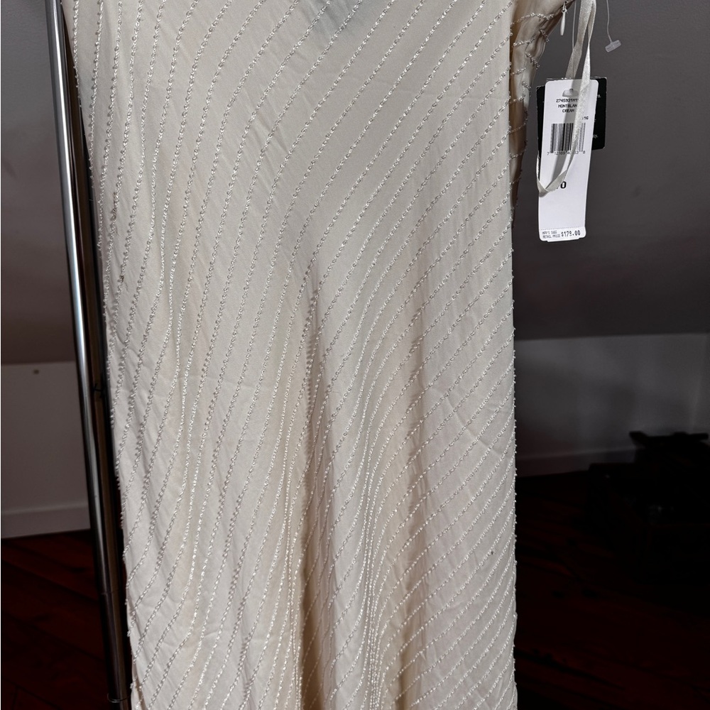 Ralph Lauren Cream Beaded skirt NWT